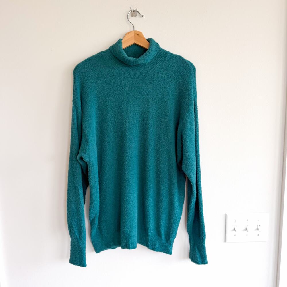 Wilfred Free Hush Knit Turtleneck Long Sleeve Pullover Sweater Green S